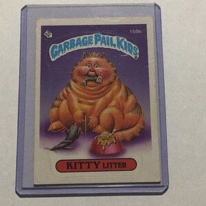 **1986 Garbage Pail Kids Kitty Litter 159b  Card